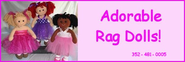 adorable tutu rag dolls
