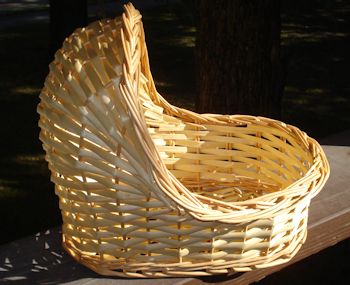 wicker baby bassinet